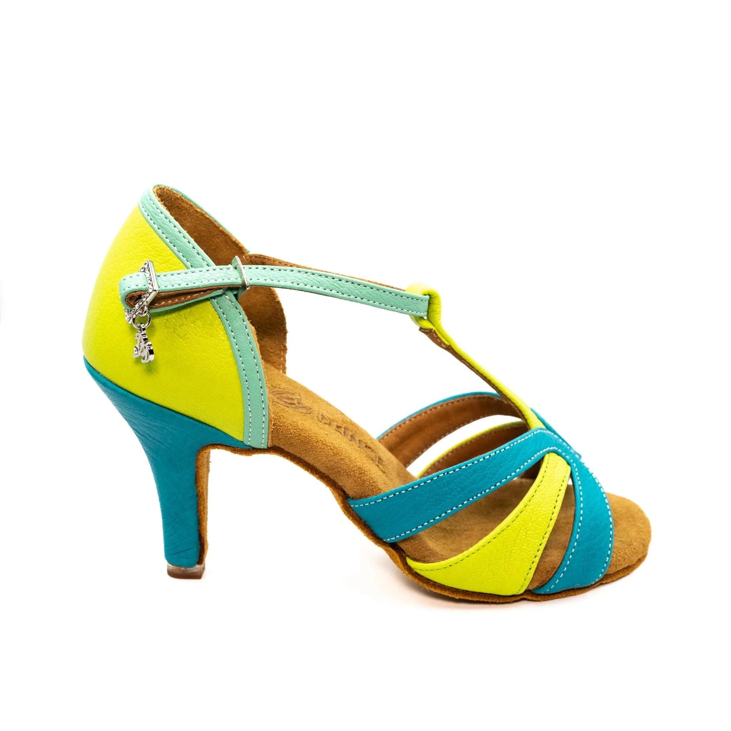 Style 2801 - Green Leather Latin Shoes