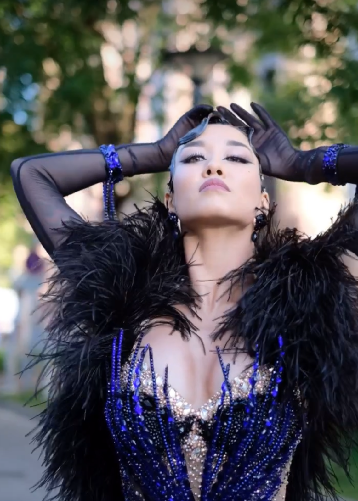 Dazzling Midnight Elegance by Savich ArtDance Dressing