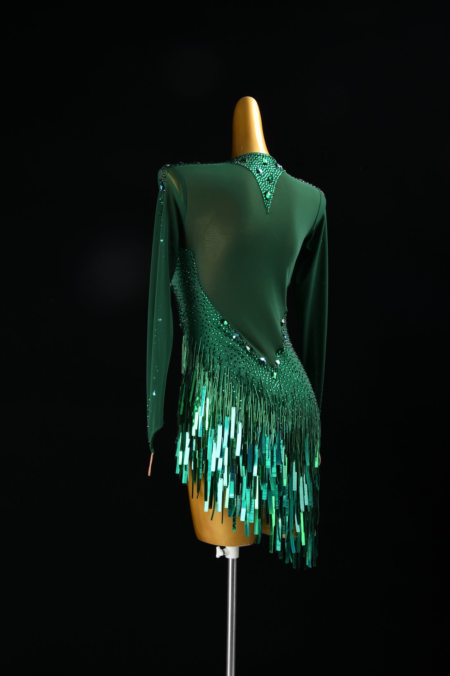 Green Latin Dress