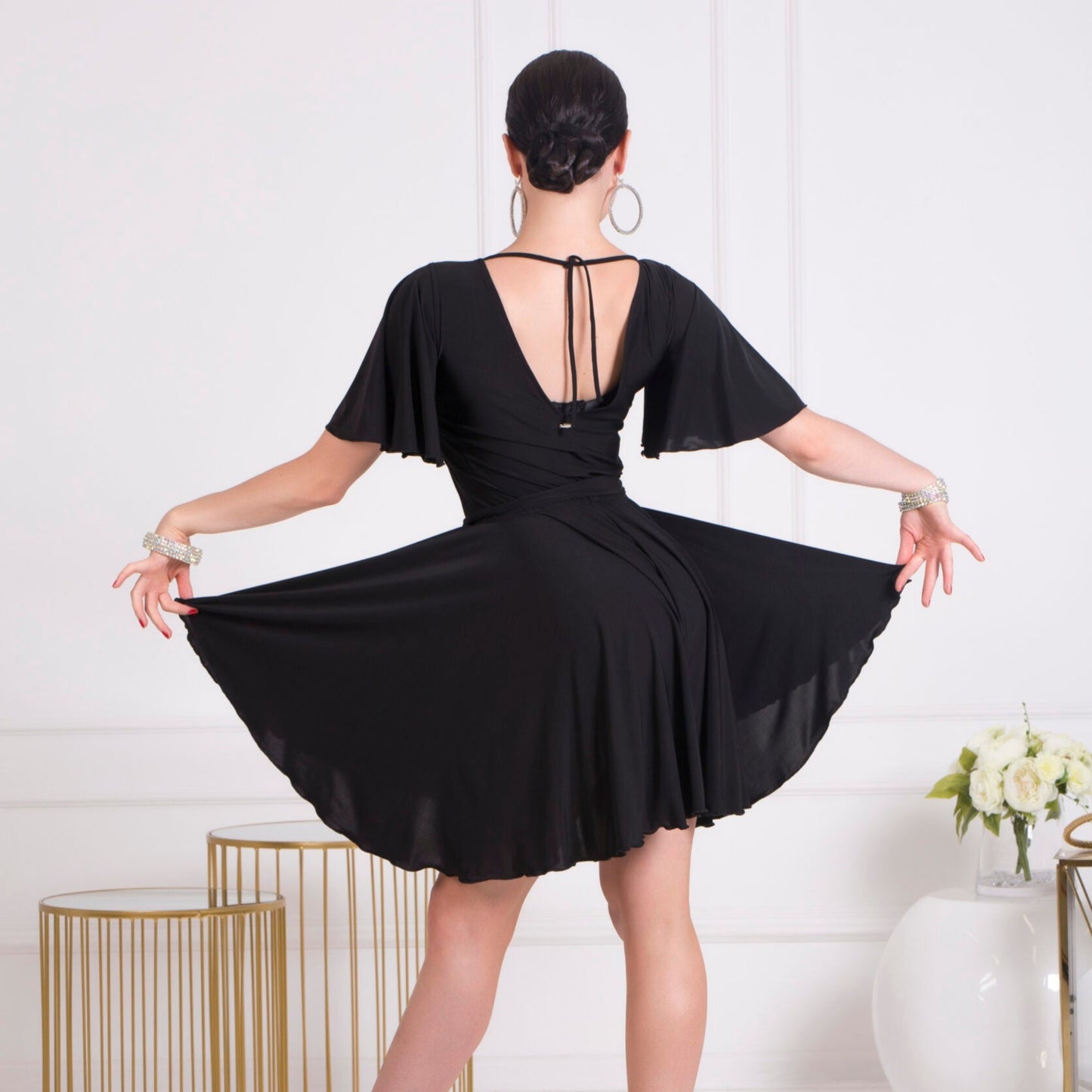 Velour Para Para Dance Practice JumpsuitDance Dressing