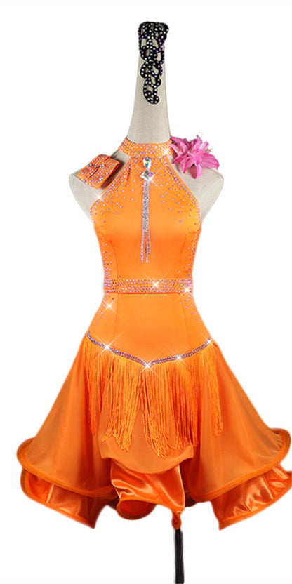 Custom latin dance dress 
