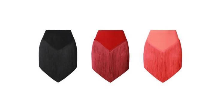Dynamic Dance Drapes Practice Wear | Orange/Red/Black | 2213Dance Dressing