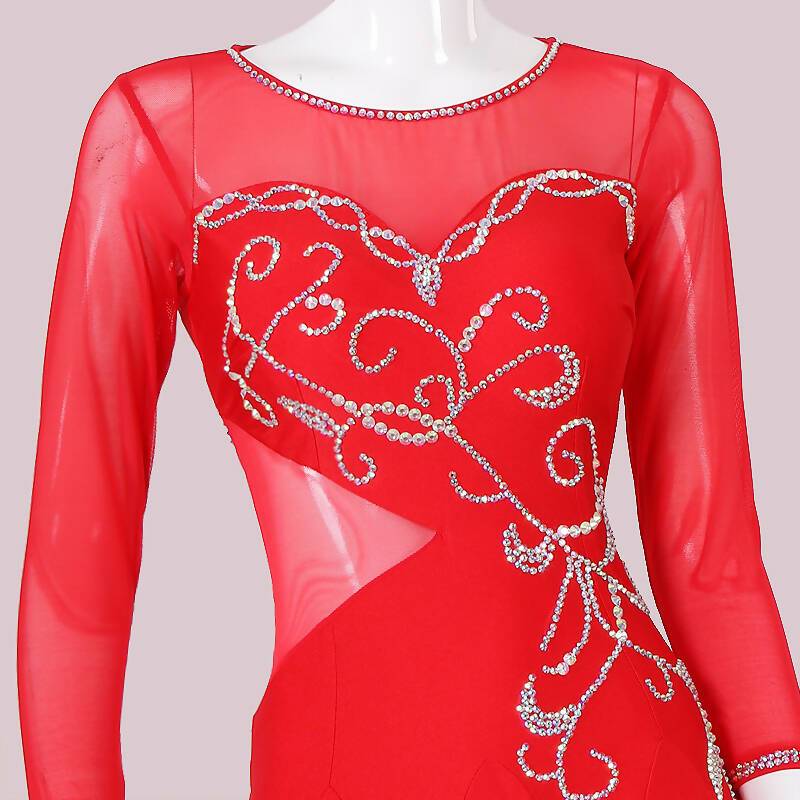 Eternal Fire Ballroom Dress | LXT800Dance Dressing