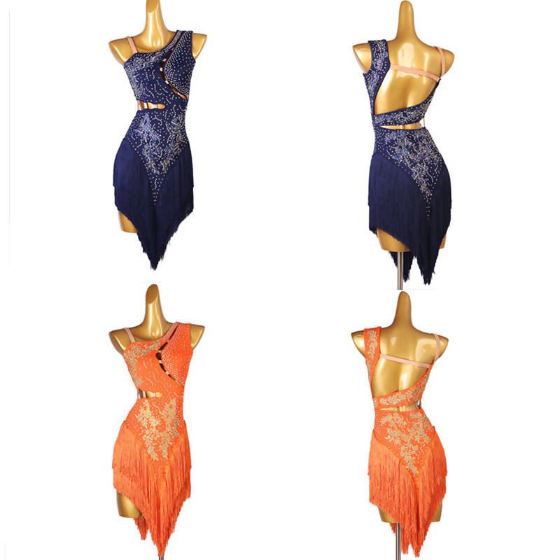 Mystic Latino Fringe Dance Dress | LQ225Dance Dressing