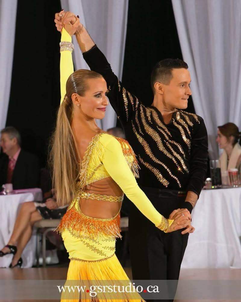 Golden Glow Rhythm DressDance Dressing