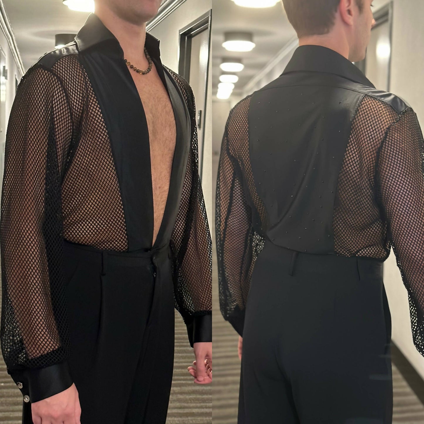 Seductive Sheer ShirtDance Dressing