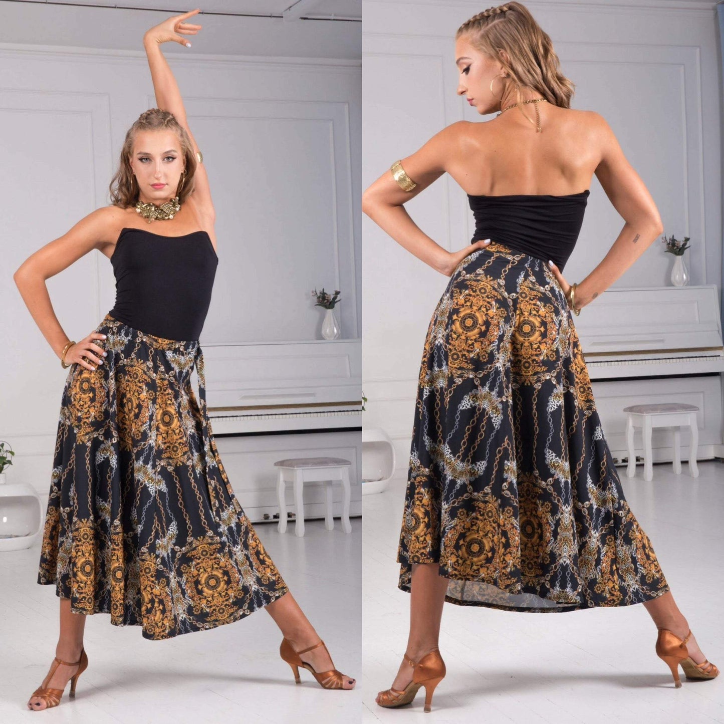 Chorea Finesse Dance Practice SkirtDance Dressing