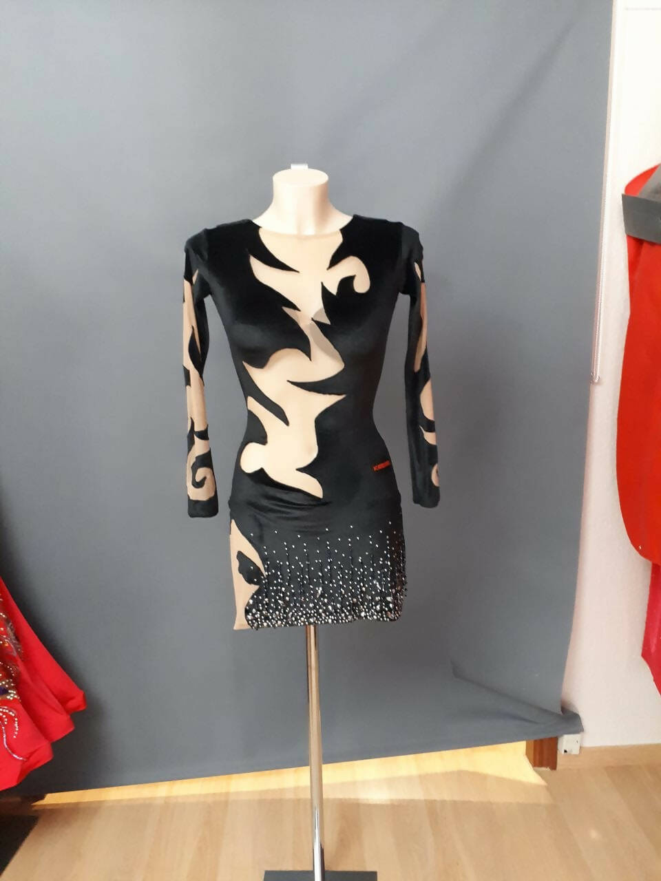 Obsidian Glamour Black Latin DressDance Dressing