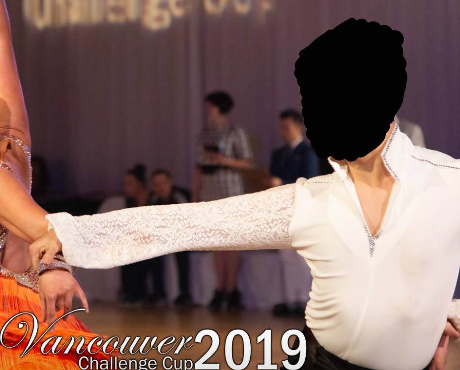 Classic White Latin ShirtDance Dressing