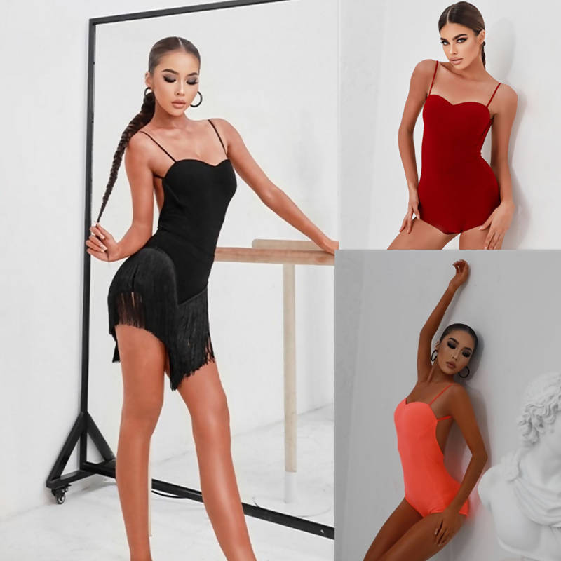 Latin dance dress by ZYM Dance Style model 2205 Black