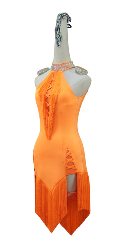 Latin Dance Dress | Custom - Made | QY16
