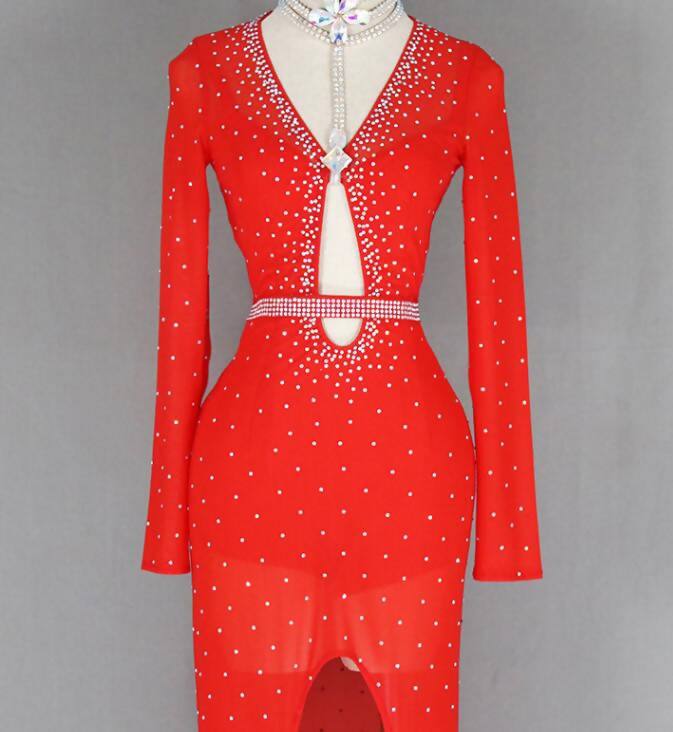 Inky Indulgence | Red/Black | QYW04Dance Dressing