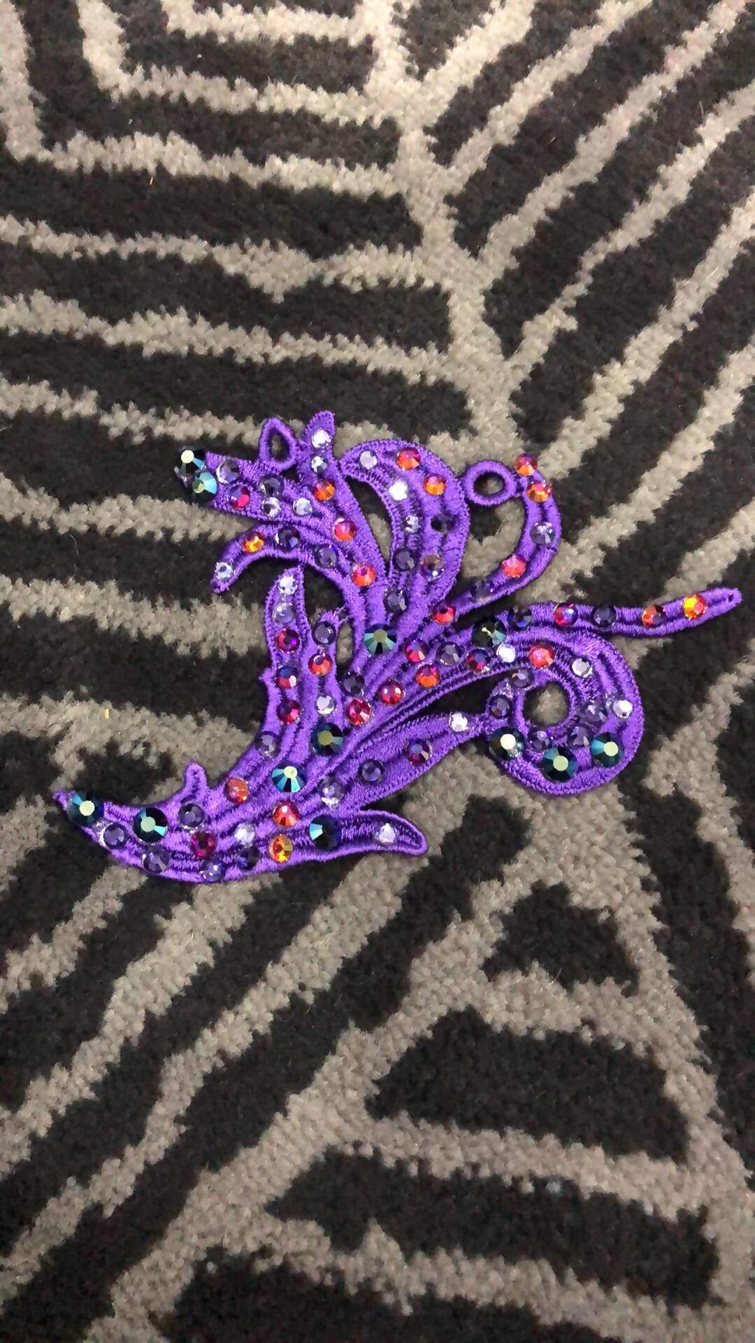 Purple Red Latin Dress (ballroom dresses for sale, latin dress for sale, dancesport, rhythm)