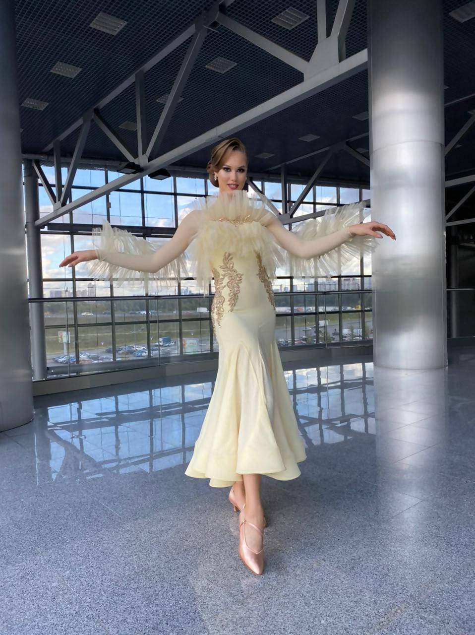 DLK Champagne Standard DressDance Dressing