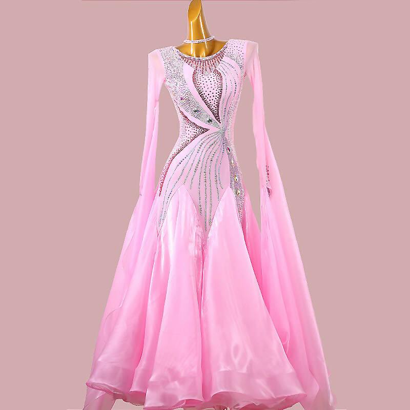 Delicate Light Pink Ballroom Dress