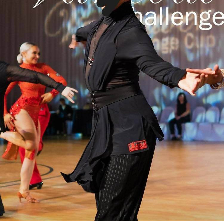 Black Aida Rhythm ShirtDance Dressing