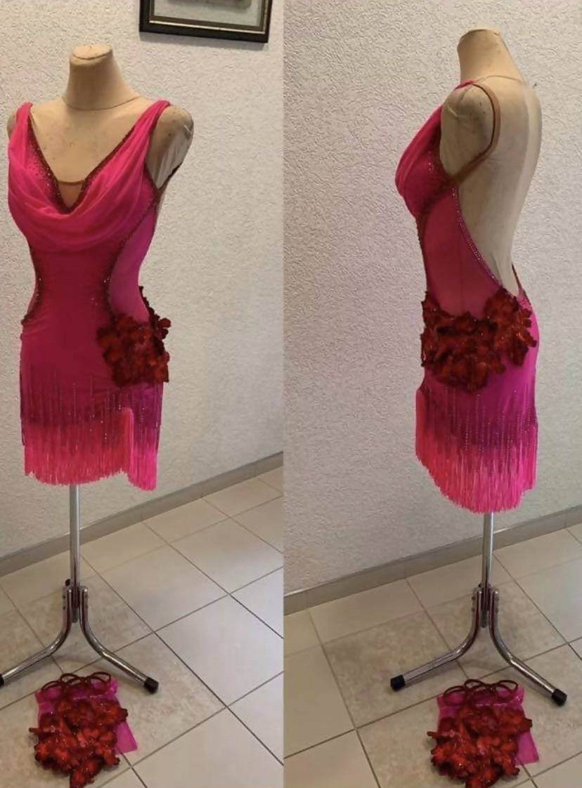Rose Quartz Rhythm Pink Latin DressDance Dressing