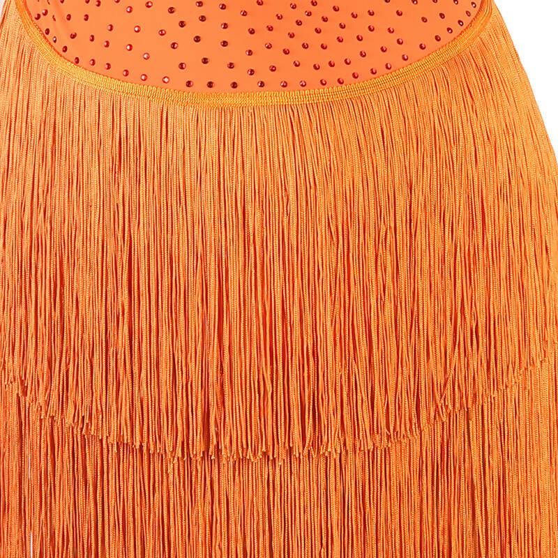 Sun-Kissed Fringe Attire | LQ409Dance Dressing