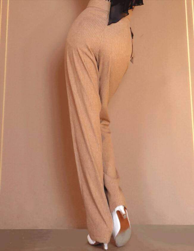Sway in Stripes Women Ballroom Trousers | 769Dance Dressing