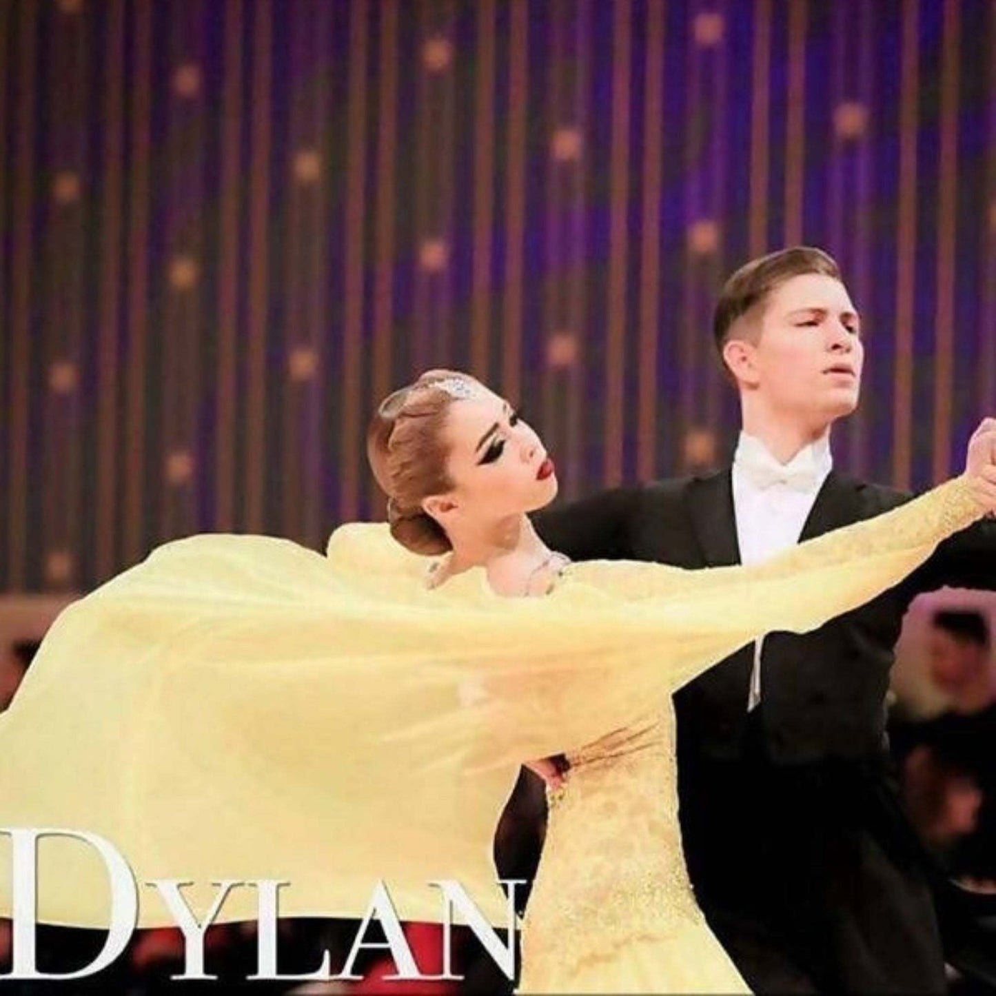 Yellow Standard Dress with LaceDance Dressing