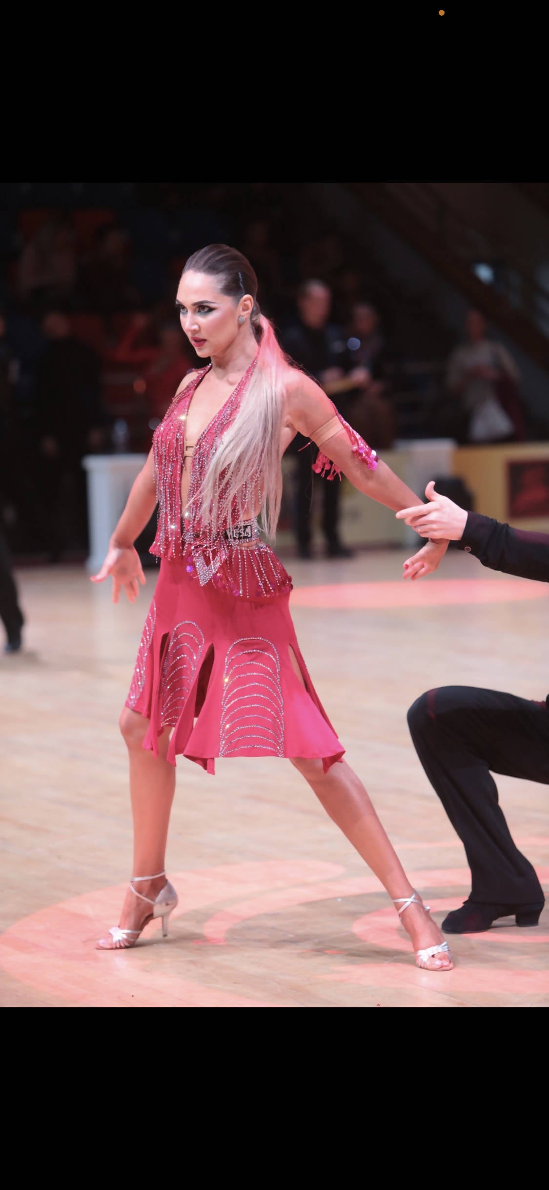 Vesa Burgundy Latin DressDance Dressing