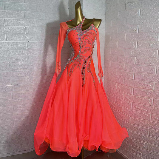 Ballroom Dress With Sleeves
