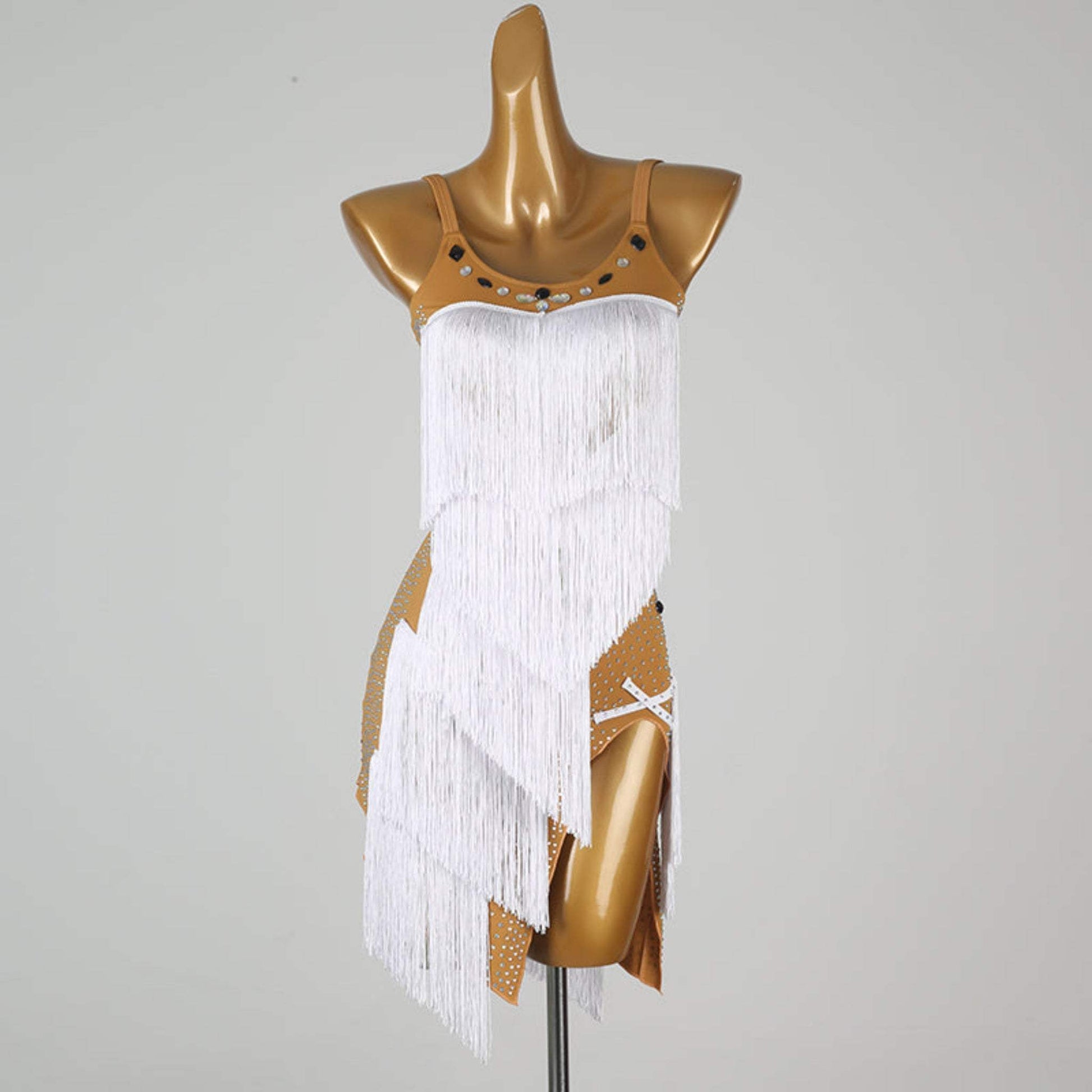 Snowfall Samba Dress | DanceDressing | Custom Made Dance Dressing Snowfall Samba Dress | DanceDressing | Custom Made Dance Dressing