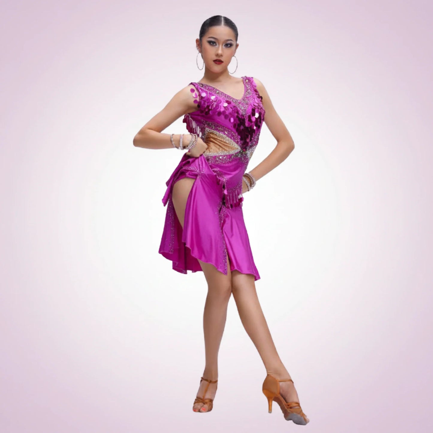 Born for the Spotlight | Latin Dance Dress | DC206