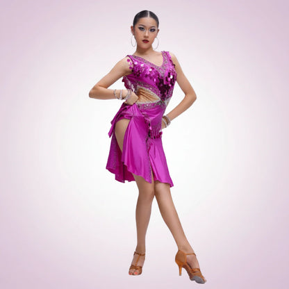 Born for the Spotlight | Latin Dance Dress | DC206