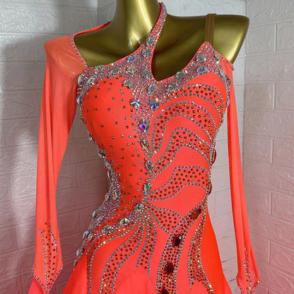 Ballroom Dress With Sleeves