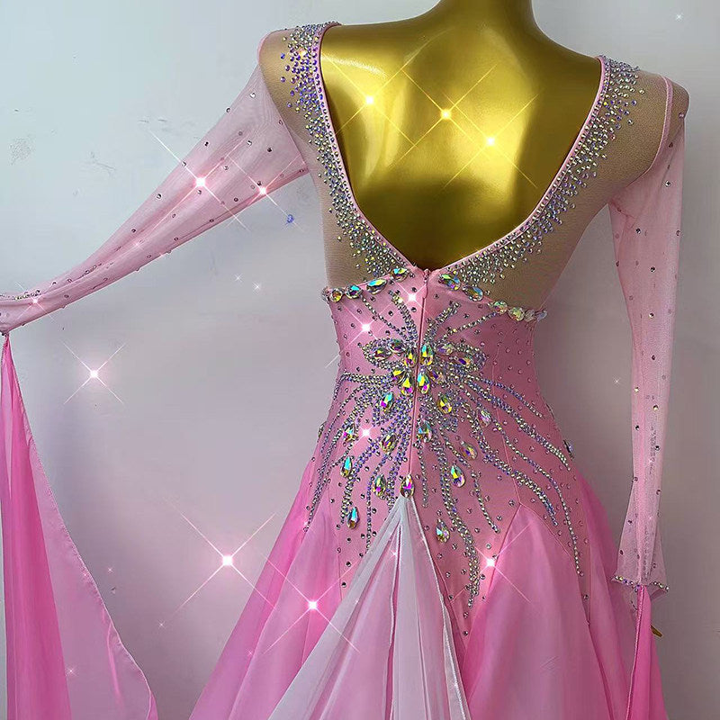 Ballroom Dress With Sleeves
