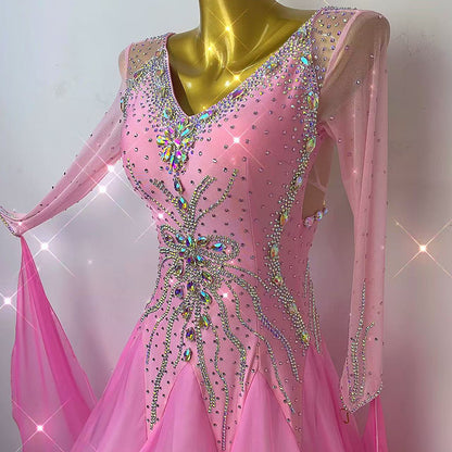 Ballroom Dress With Sleeves
