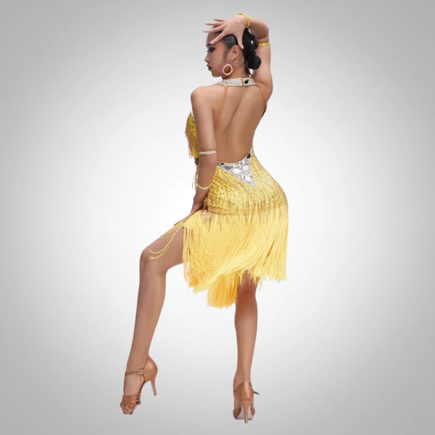 Embellished Tempo – A Latin Statement Piece | Custom Dress | DC209