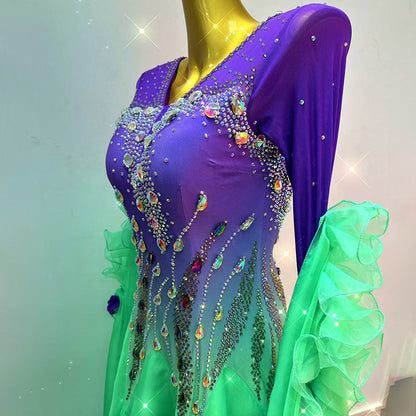 Rhinestone Ballroom Dress