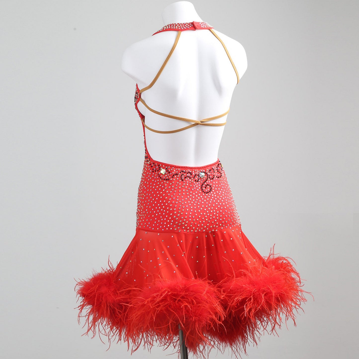 Red Latin Dance Dress