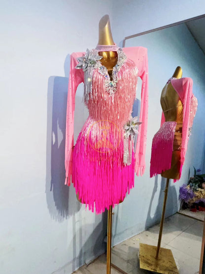 Latin Dance Dress For Woman