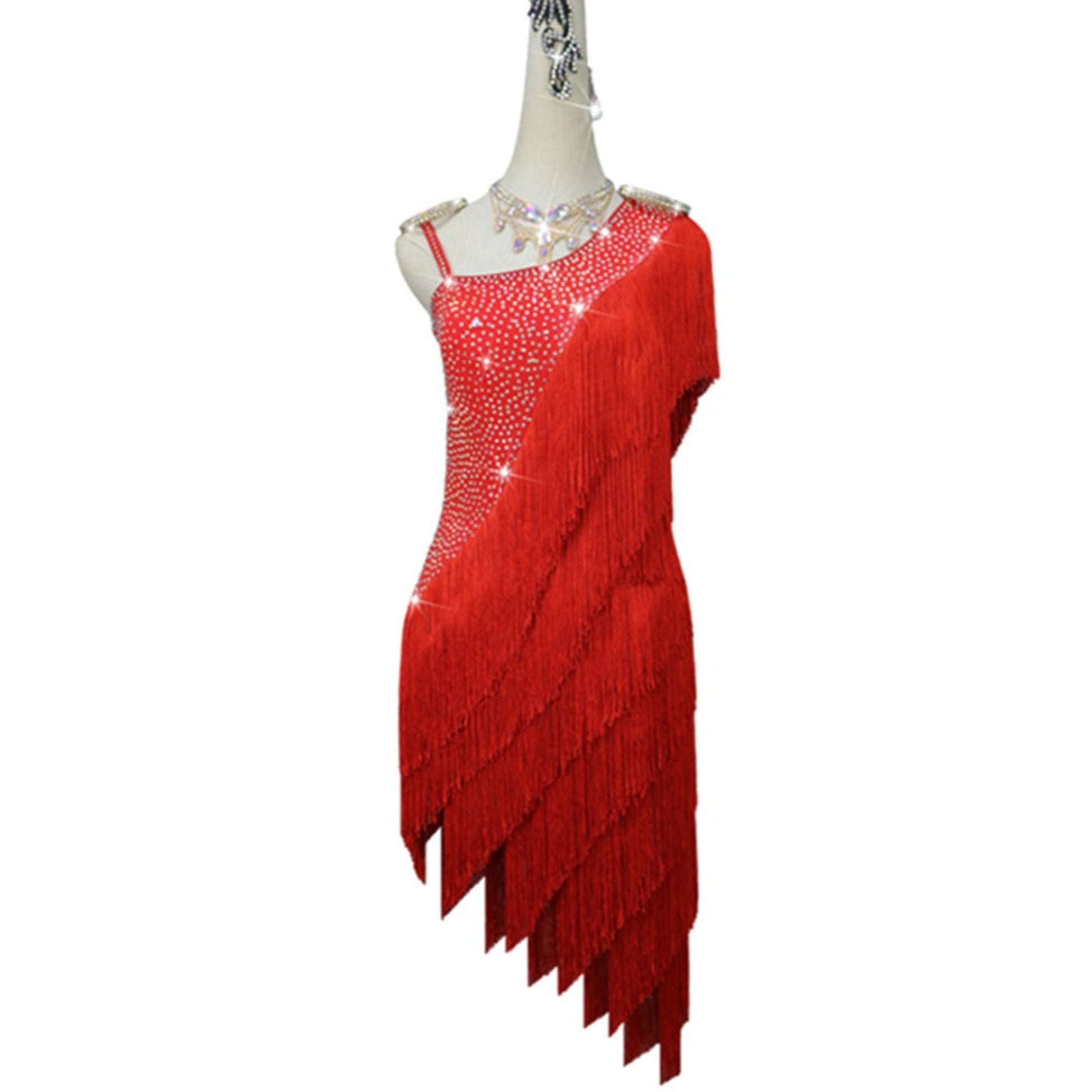 Latin Dance Dress | Custom - Made | QY09Dance Dressing