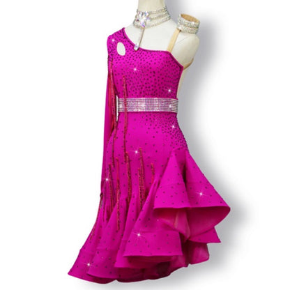 Latin Dance Dress | Custom - Made | QY40