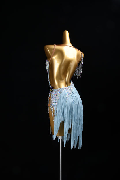 A Vision of Ice and Stardust | Latin Performance Dress | DSC_9024