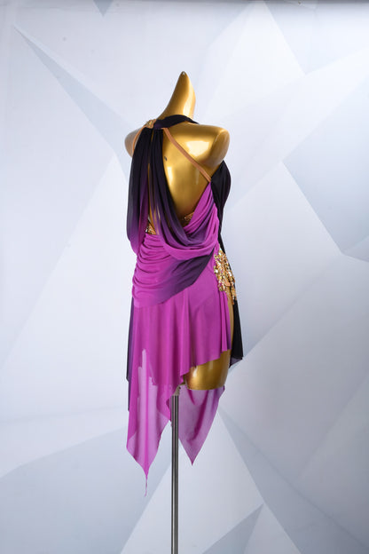 Purple Latin Dress