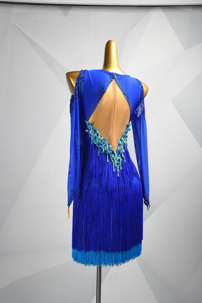 Ocean Flame | Latin Dance Dress | DSC_1036
