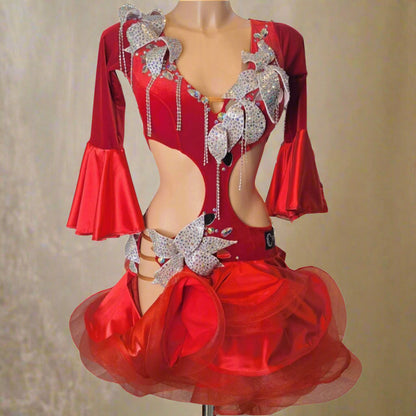 Fiery Flourish Rhythm Dress