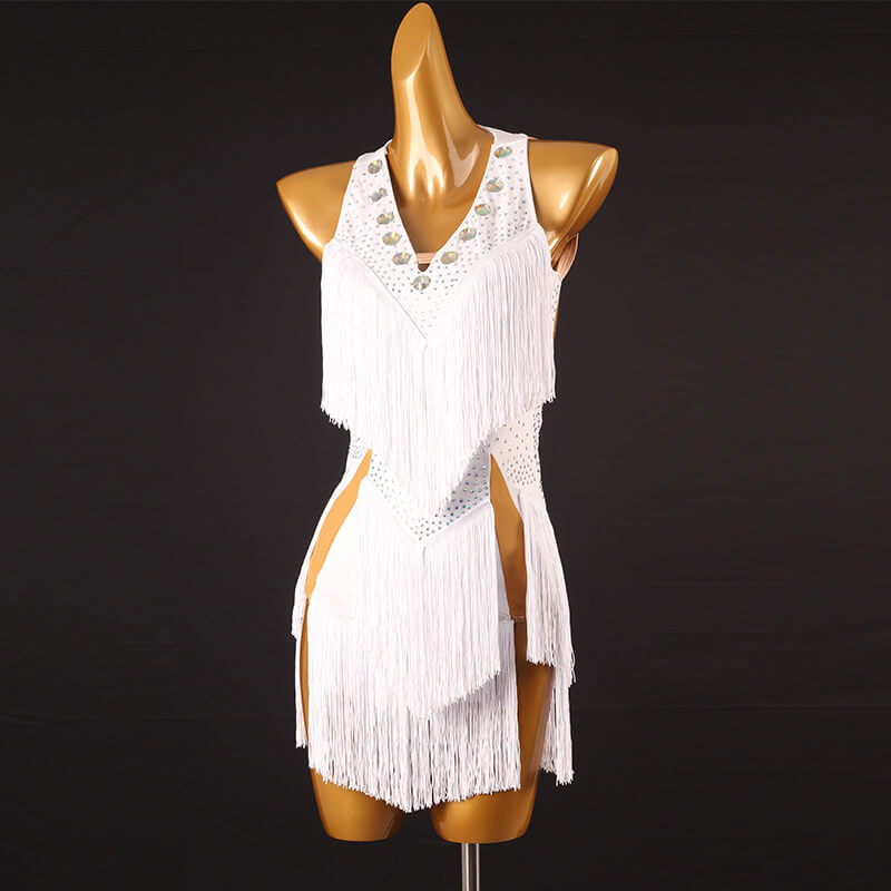 Sun-Kissed Fringe Attire | LQ409Dance Dressing