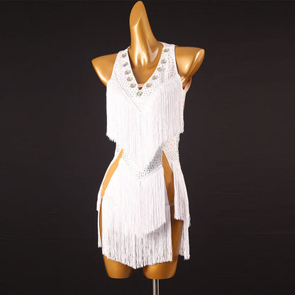 Sun-Kissed Fringe Attire | LQ409Dance Dressing