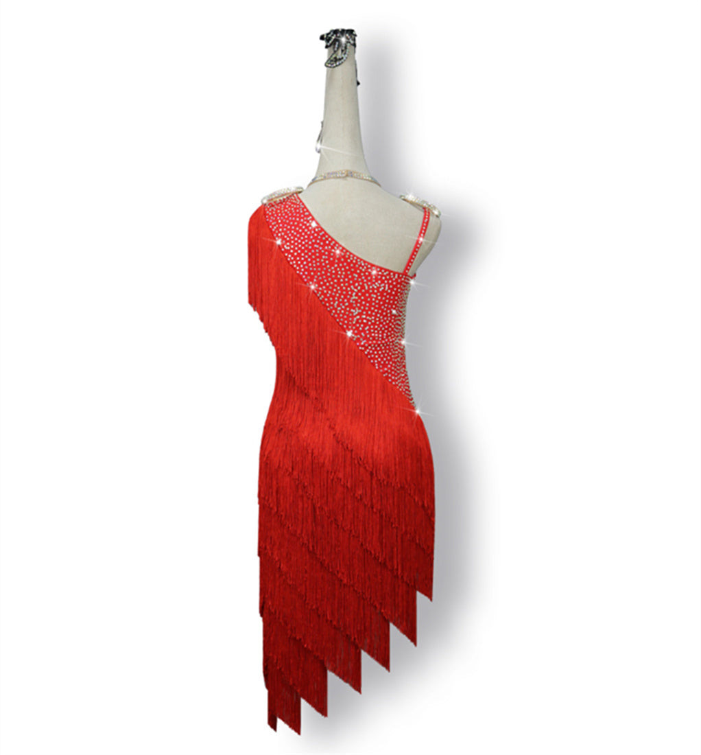 Latin Dance Dress | Custom - Made | QY09Dance Dressing