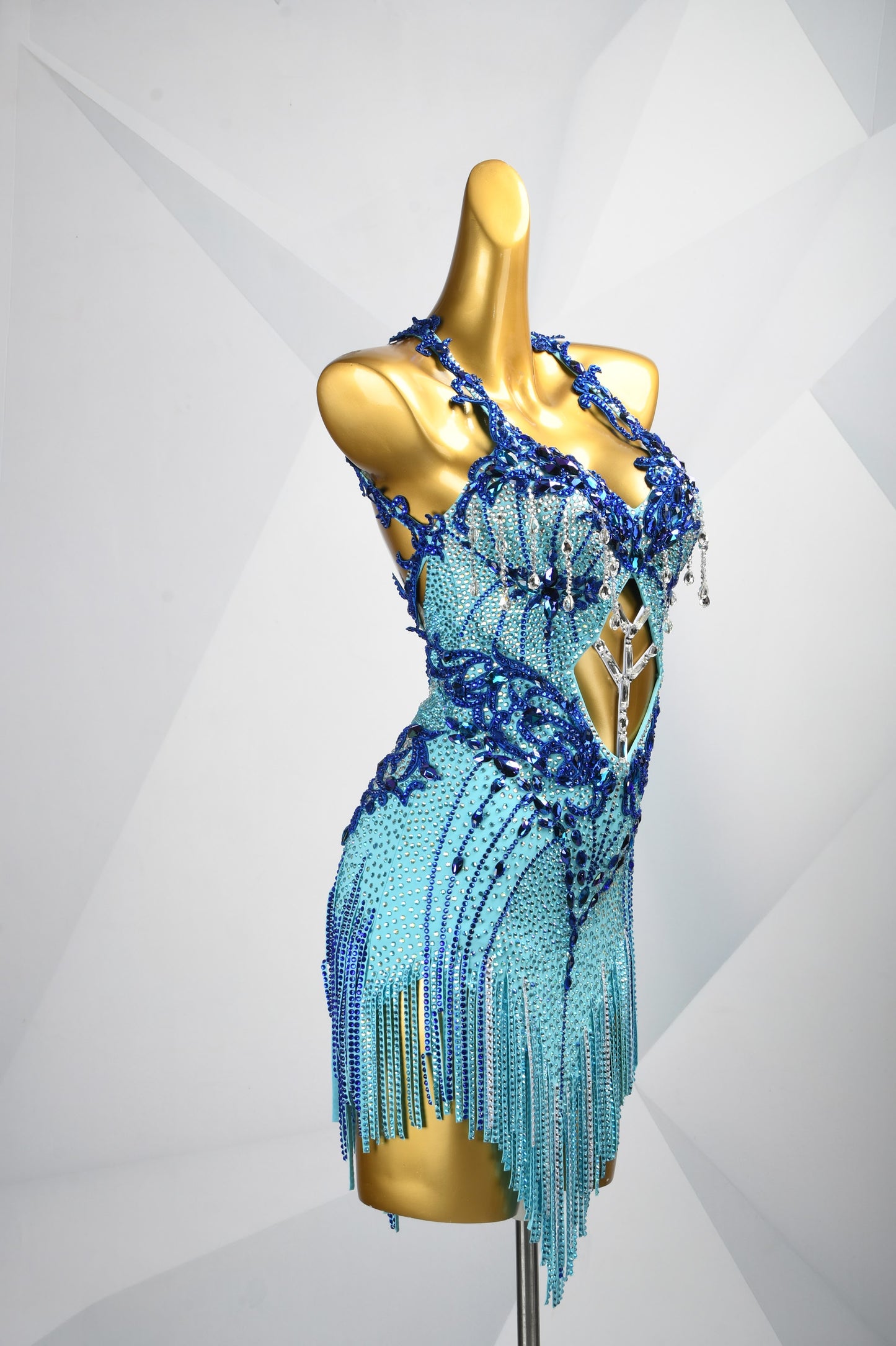 Soft Armor in Sapphire | Latin Competition Dress | DSC_1783