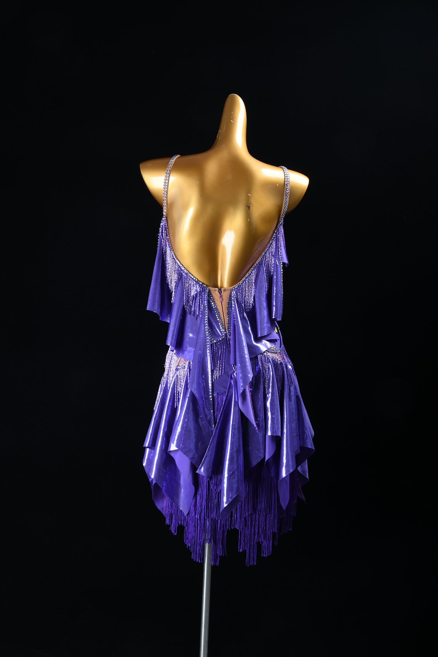 Rhinestone Latin Dress