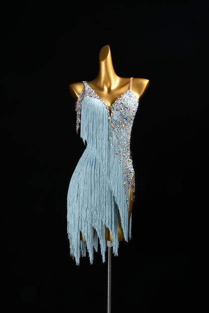 A Vision of Ice and Stardust | Latin Performance Dress | DSC_9024