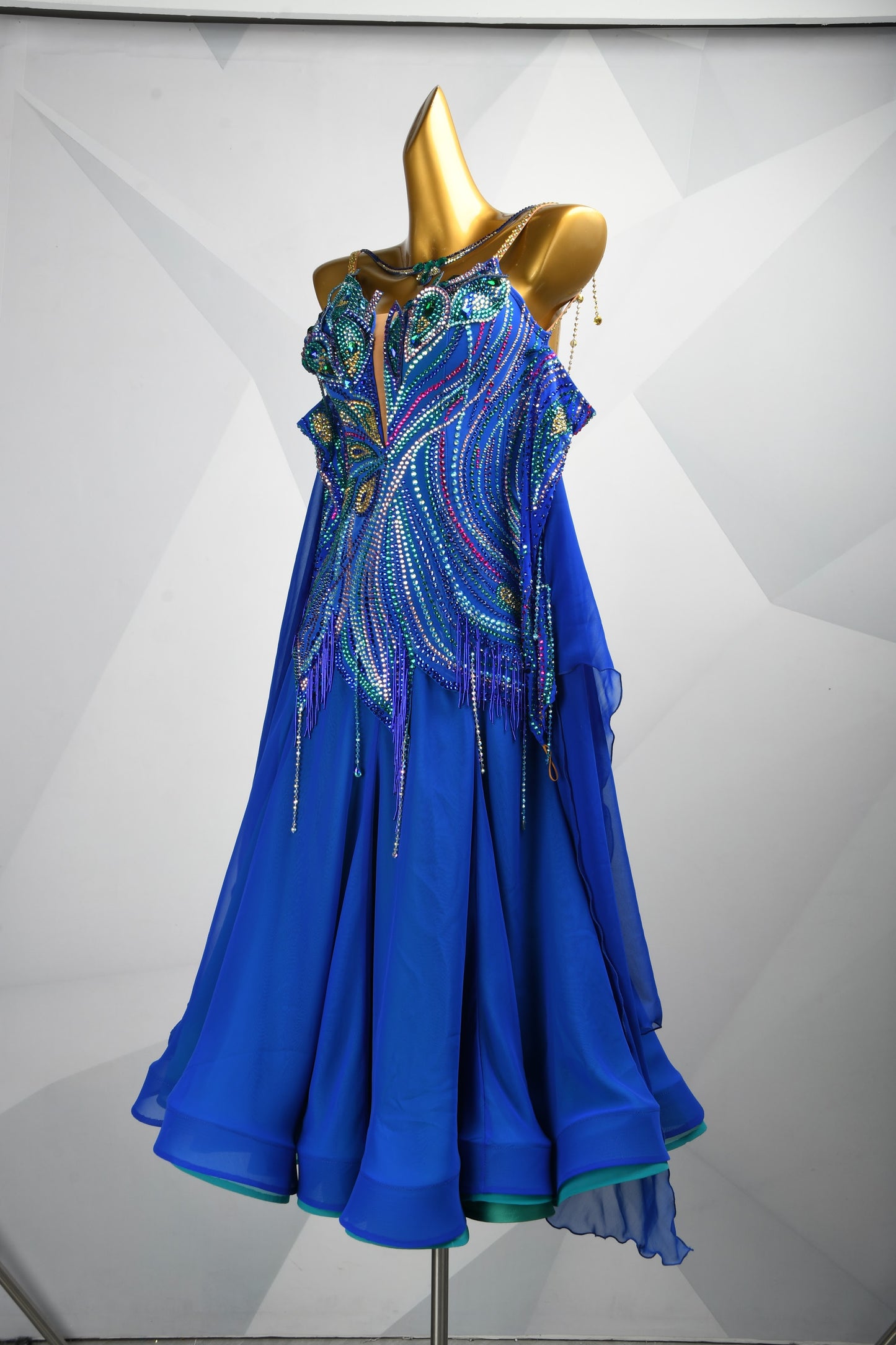 Heaven Dipped in Cobalt | Female Ballroom Dress For Sale | DSC_0663