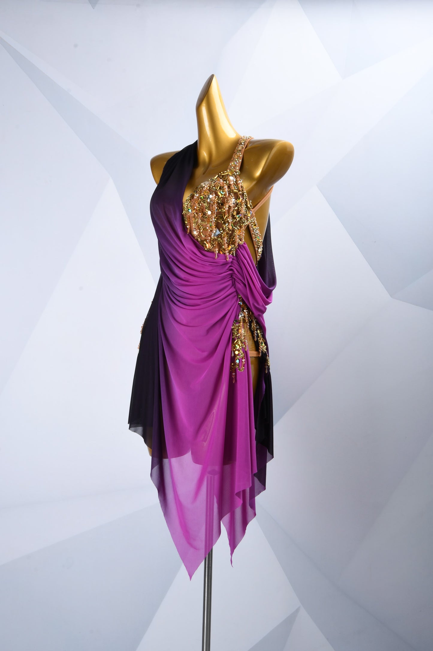 Purple Latin Dress